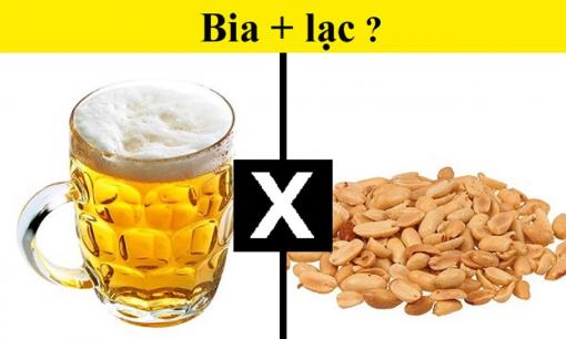 Tại sao không thể chạm vào lạc trong khi uống rượu bia?