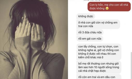 Cô gái than vì không được mẹ đẻ chứa chấp hậu ly hôn, dân mạng nhiệt liệt ủng hộ quyết định từ phụ huynh