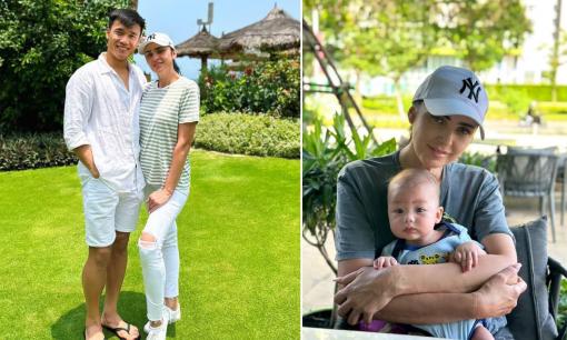 Thủ môn Bùi Tiến Dũng mừng sinh nhật mẹ vợ, tiết lộ bà chính là người hỗ trợ phần lớn việc chăm cháu