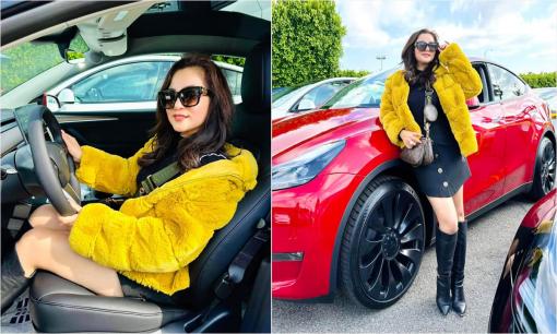 Danh hài Thúy Nga tậu thêm xế hộp mới, là dòng xe điện đình đám thế giới