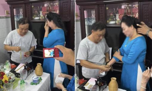 Em gái 60 tuổi lấy chồng, anh trai vừa trao vàng vừa khóc, dặn dò em cách cư xử với nhà chồng gây xúc động