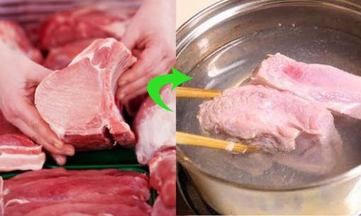 Thịt lợn mới mua hay lấy ra từ tủ đông khoan vội chế biến, thêm bước này để thịt thơm ngon và hết sạch mùi hôi 