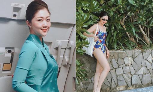 Nữ tiếp viên trưởng nổi tiếng hiếm hoi đăng ảnh đồ bơi, hé lộ sắc vóc đời thường gợi cảm