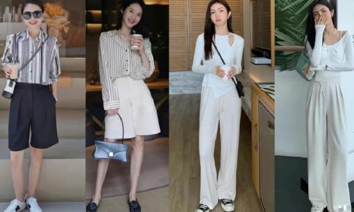 Mặc 'quần ống rộng' + giày phù hợp để giành chiến thắng! Không phải vô cớ mà blogger ăn mặc như vậy, rất sành điệu khoe chân dài miên man