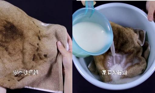 Mách bạn mẹo nhỏ: Khăn bẩn cỡ nào chỉ cần thêm thứ này, vò xong khăn sẽ sạch như mới, tiết kiệm thời gian và công sức