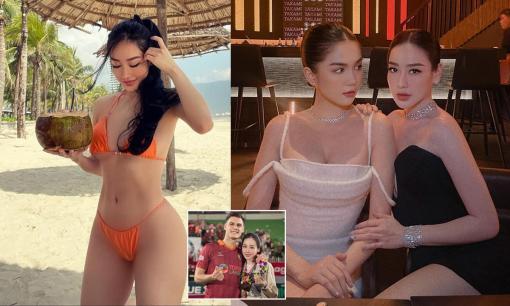 Sắc vóc nóng bỏng của bạn gái trung vệ Việt kiều - Adriano Schmidt: Là mỹ nhân phòng gym, cực thân thiết với Ngọc Trinh