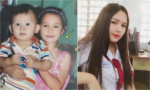 Ảnh ngày bé như thiên thần của Xoài Non, chứng minh nhan sắc 'đẹp từ trong trứng'