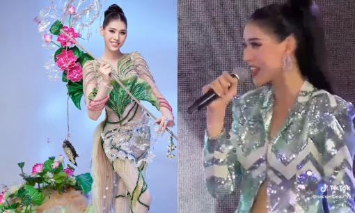 Dịu Thảo trình diễn National Costume cực ấn tượng, ghi điểm nhờ khả năng bắn tiếng Anh lưu loát tại MIQ 2023