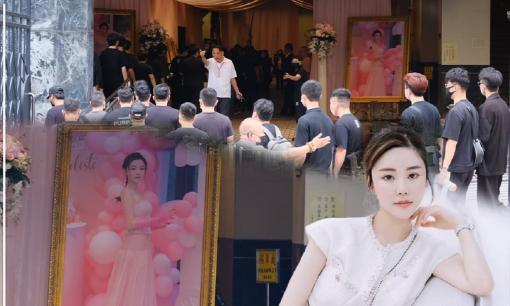 Dòng người xếp hàng dài dự tang lễ người mẫu Thái Thiên Phượng sau thời gian dài không tìm thấy toàn vẹn thi thể