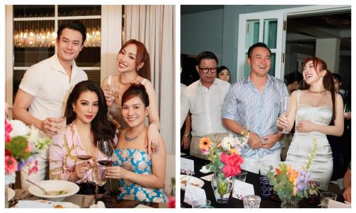 Trương Ngọc Ánh sánh vai Anh Dũng, vợ Chi Bảo tiết lộ chồng làm điều này cho mình trong tiệc sinh nhật