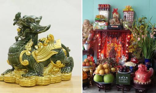 Tại sao nên đặt tỳ hưu lên bàn thờ Thần Tài? Cách đặt tỳ hưu để gia chủ phát lộc