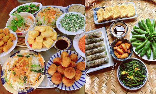Sắp tới ngày Rằm, gợi ý gần 20 mâm cơm chay ngon lành, đẹp mắt, nhìn đã muốn gắp 