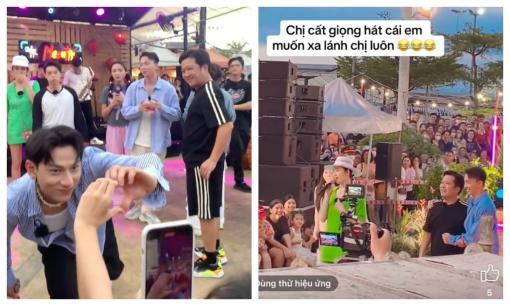 Phản ứng bất lực của Trường Giang khi nghe Thúy Ngân hát và khi Issac bắn tim cùng fan gây cười tột độ