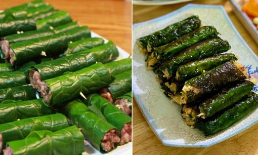 Lá lốt mua về đừng vội làm chả ngay, thêm một bước để miếng chả đều tăm tắp, trong mềm ngoài giòn