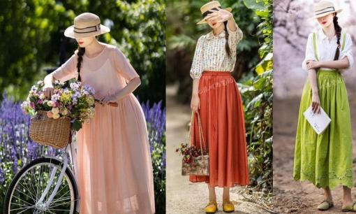 Đi chơi mùa hè mặc cotton lanh, vừa mát vừa thoải mái, vừa đẹp lại ăn ảnh