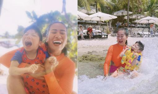 'Bình nơ' Minh Cúc dùng tiền cát xê đóng phim đưa con gái đi du lịch, người hâm mộ cảm phục nữ diễn viên