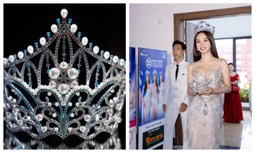 Cận cảnh vương miện Miss World Vietnam 2023: 999 viên đá quý trắng, 299 viên đá quý xanh và 168 viên ngọc trai   