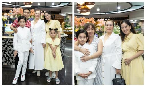 Khánh Thi cùng chồng con mừng sinh nhật mẹ ruột, chỉ một chi tiết cho thấy mối quan hệ với sui gia thế nào?