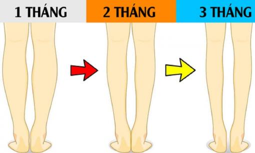 Chân bạn có phải chân voi không? Hóa ra chân cũng có thể thon thả như vậy, bài tập này sẽ giúp bạn có đôi chân đẹp
