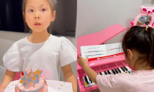 Thanh Thảo khoe ái nữ trổ tài đánh piano nhân ngày sinh nhật, dân tình rần rần khen ngợi