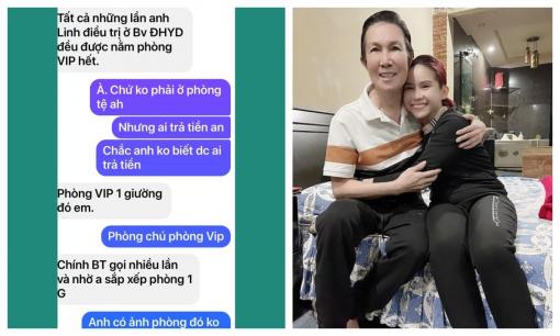 Dân tình ngỡ ngàng vì sự chăm sóc của con gái nuôi dành cho Vũ Linh những ngày bệnh tật 