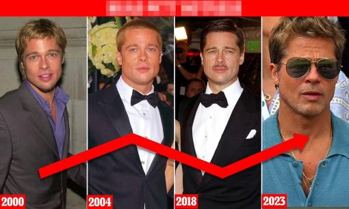 Brad Pitt qua nhiều năm: Từ diễn viên tóc xù biến thành sao hạng A của Hollywood, ở tuổi 59 gần như lão hóa ngược