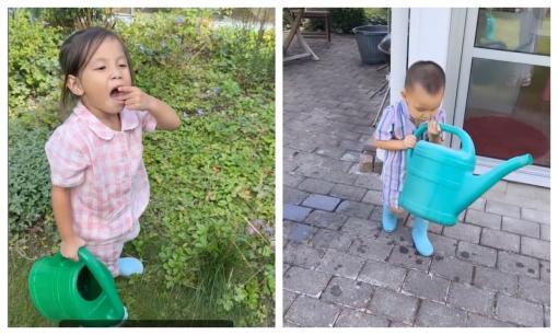 Cặp song sinh nhà Hà Hồ về quê nội: Leon la hét đủ trò, Lisa làm mẹ hoảng hồn vì hành động này