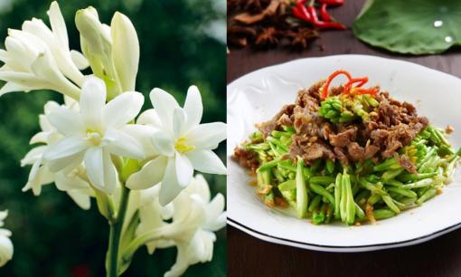 Hoa huệ thường dùng để thắp hương, nhưng có ăn được không? 