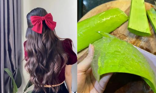 Loại cây có nhớt này khi kết hợp với trứng và dầu oliu tạo thành mặt nạ ủ tóc tuyệt vời, tóc mềm mượt tự nhiên