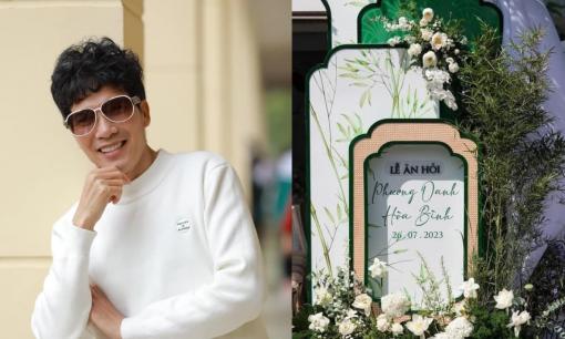 Ca sĩ Hồ Quang 8 bàn về đám hỏi của Phương Oanh và Shark Bình, đoán luôn số tiền trang trí bảng tên