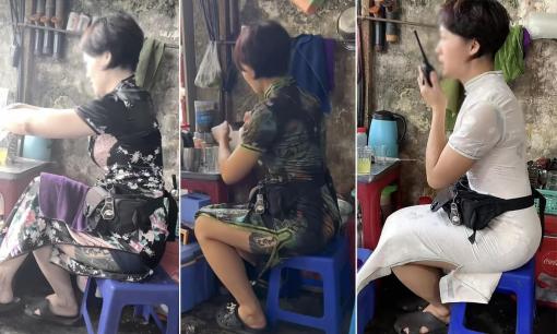 Outfit mỗi ngày một style của bà cô bán trà đá vỉa hè gây chú ý vì quá nổi bật