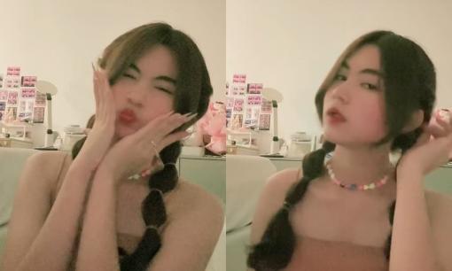 Hạt Dẻ nhà Quyền Linh tự tin khoe vai trần nuột nà, nhan sắc ngày càng xinh đẹp nức nở 