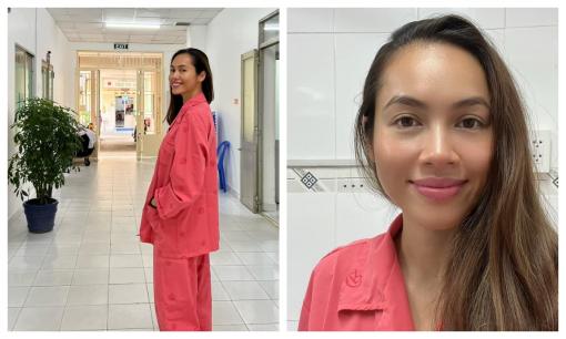 Á hậu Hoàng My đăng ảnh nhập viện, bạn bè nhốn nháo hỏi thăm