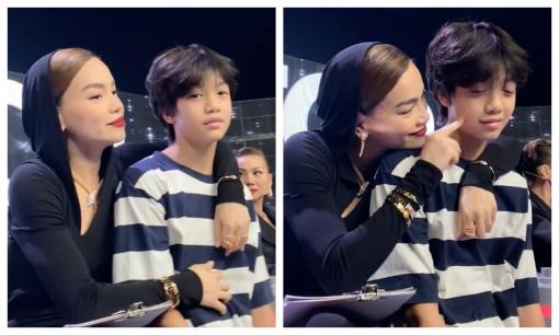 Subeo đến phim trường thăm mẹ Hà Hồ quay hình, càng lớn càng điển trai lại còn trầm tính hết chỗ chê