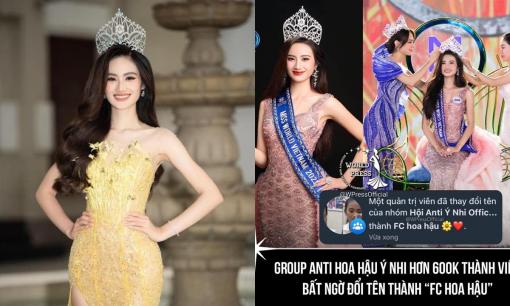 Sau thông tin ngưng hoạt động, group anti-fan hơn 600 ngàn thành viên của Hoa hậu Ý Nhi bất ngờ bị đổi tên 