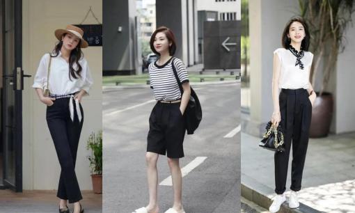 Quần đen với 4 loại áo này, đẹp và thời trang! 