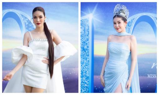 Chung kết của Hoa hậu Đại dương 2023: BTC 'chơi lớn' khi cho đi thảm đỏ lúc 5 giờ sáng, các sao Việt trông ra sao?