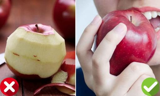 Tại sao ăn táo hay ăn khoai lang nên giữ nguyên vỏ, ăn củ cải không bỏ lá?