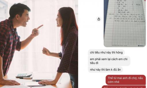 Chồng keo kiệt bắt vợ ghi chi tiêu cụ thể ra giấy từng ngày, dân mạng đọc qua kêu 'ngạt thở' 