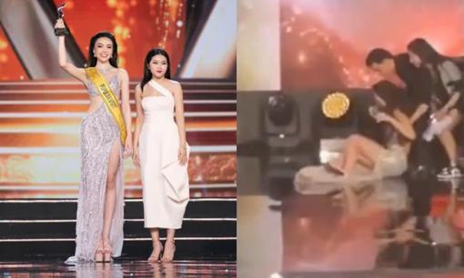 'Người đẹp được yêu thích nhất' Miss Grand Vietnam 2023 gặp sự cố 'cười ra nước mắt'