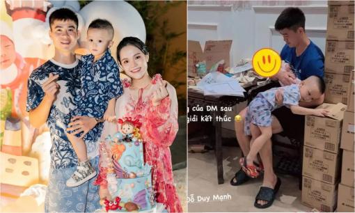 Bà xã trung vệ Đỗ Duy Mạnh lần đầu công khai ảnh con gái mới chào đời