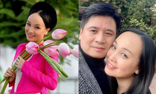 Nàng 'Thị Mầu' được phong NSƯT trẻ nhất nhì Việt Nam, chồng hiện giữ chức vị lớn nhưng vẫn xuống bếp rửa bát cho vợ 