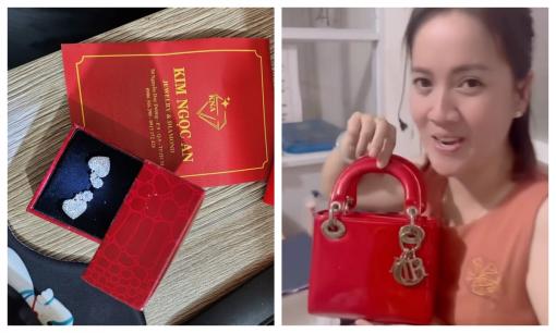 Con gái Vũ Linh liên tục được 2 người chị lớn tặng kim cương và túi hiệu trăm triệu
