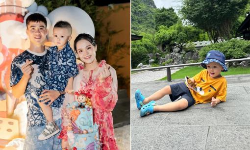 Trung vệ Duy Mạnh tiết lộ con trai than 'nhà nghèo', dân mạng liền 'xin vía được nghèo như nhà bé Ú'