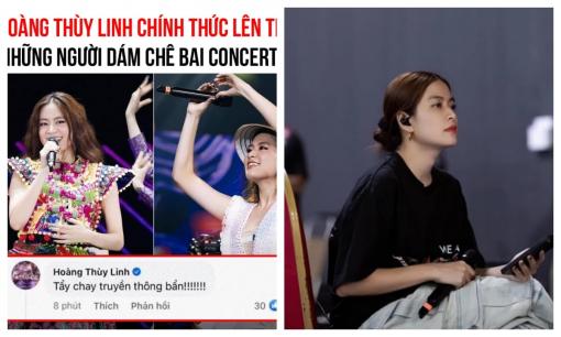Hoàng Thùy Linh chính thức lên tiếng khi live concert bị chê bai