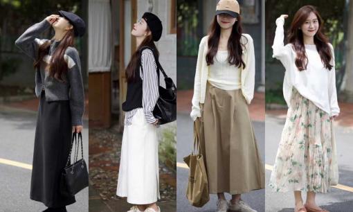 Nếu là người nhỏ nhắn, không nên lúc nào cũng đi giày cao gót, 'váy dài đến mắt cá chân và giày bệt' sẽ khiến bạn trông cao hơn