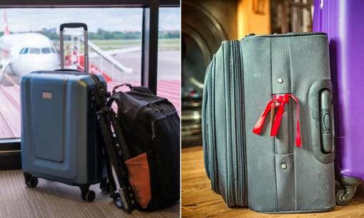 Khi đi máy bay nên buộc một chiếc ruy băng lên vali ký gửi và chụp ảnh hành lý, tại sao?