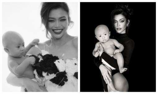 Xuýt xoa với bộ ảnh 'siêu xịn' của Mâu Thủy và con trai đầu lòng, nói gì khi bị hỏi sao không cưới?