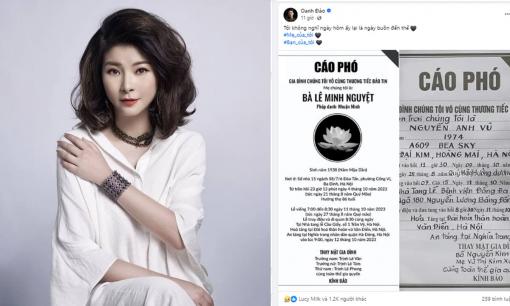 Mẹ đạo diễn Trịnh Lê Phong qua đời, diễn viên Kim Oanh tiếc thương đăng cáo phó mẹ chồng cũ