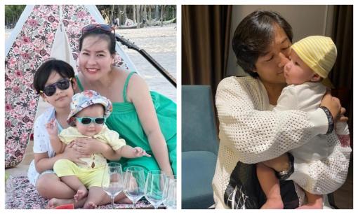 Vợ Quý Bình tung loạt ảnh đáng yêu của con trai, khẳng định may mắn vì điều này của chồng
